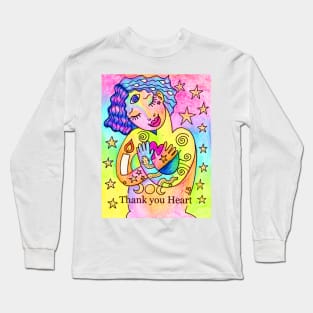 Thank you Heart Long Sleeve T-Shirt